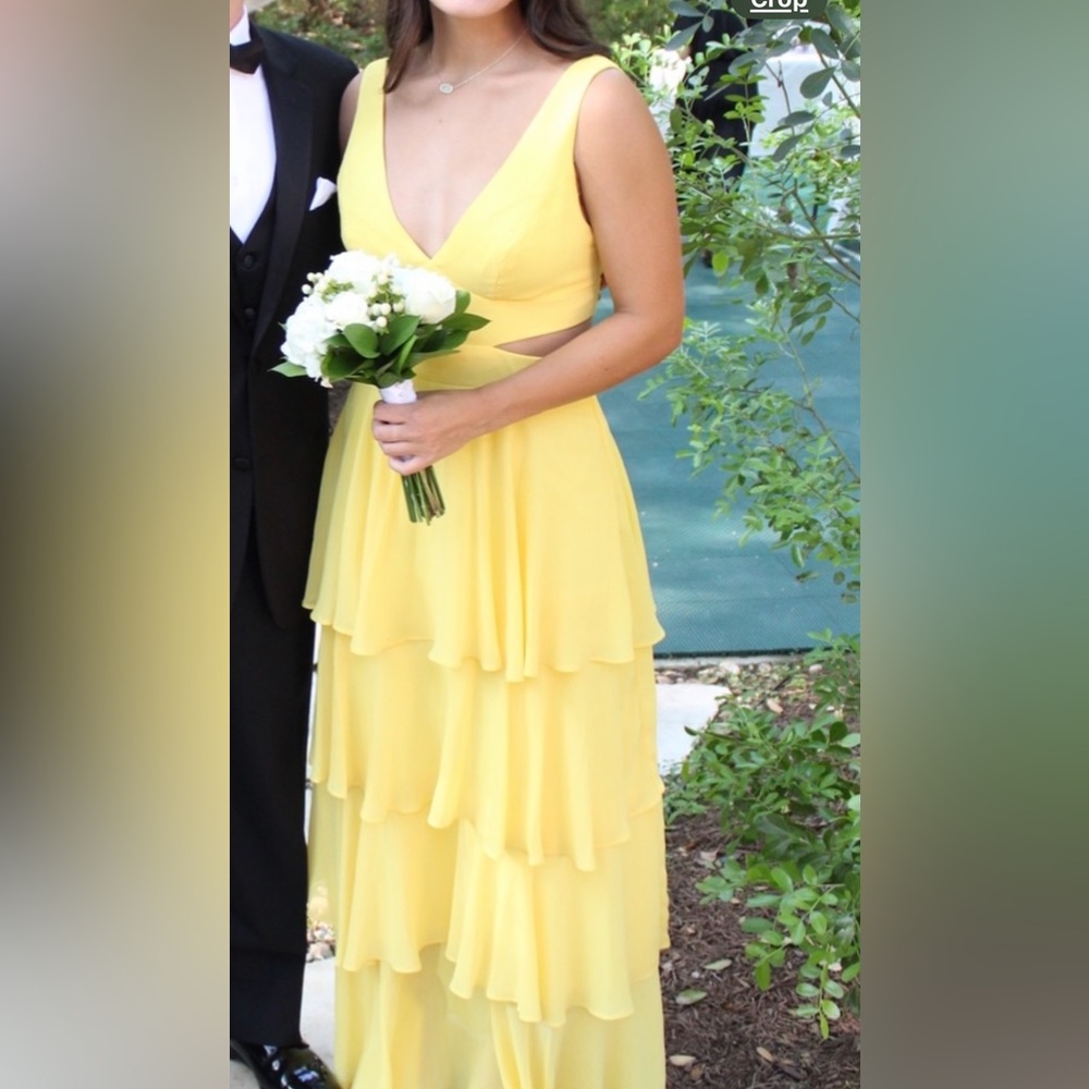 B. Darlin yellow maxi dress